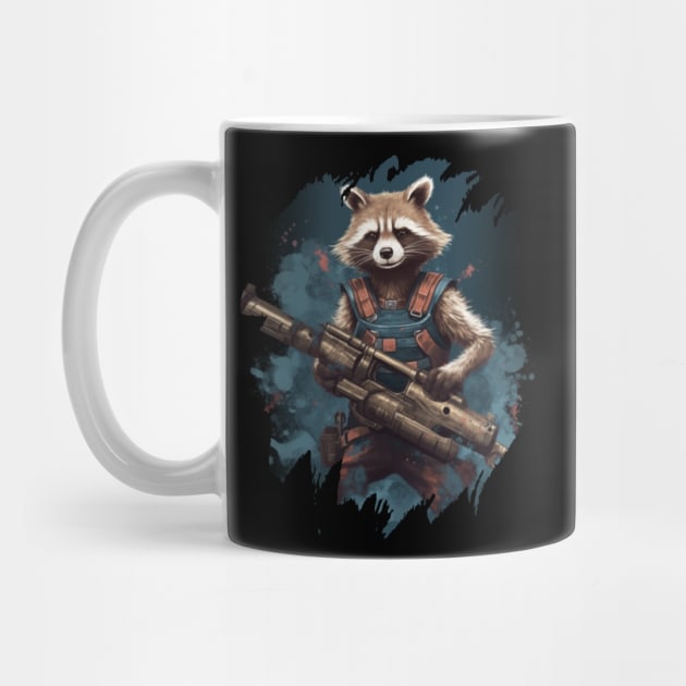 rocket raccoon by Pixy Official